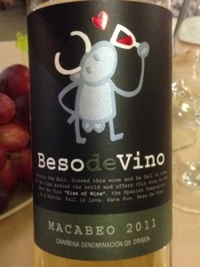beso de vino 2011 macabeo